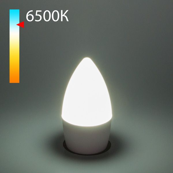 Лампа светодиодная "Свеча" C37 8W 6500K E27 BLE2724 Elektrostandard