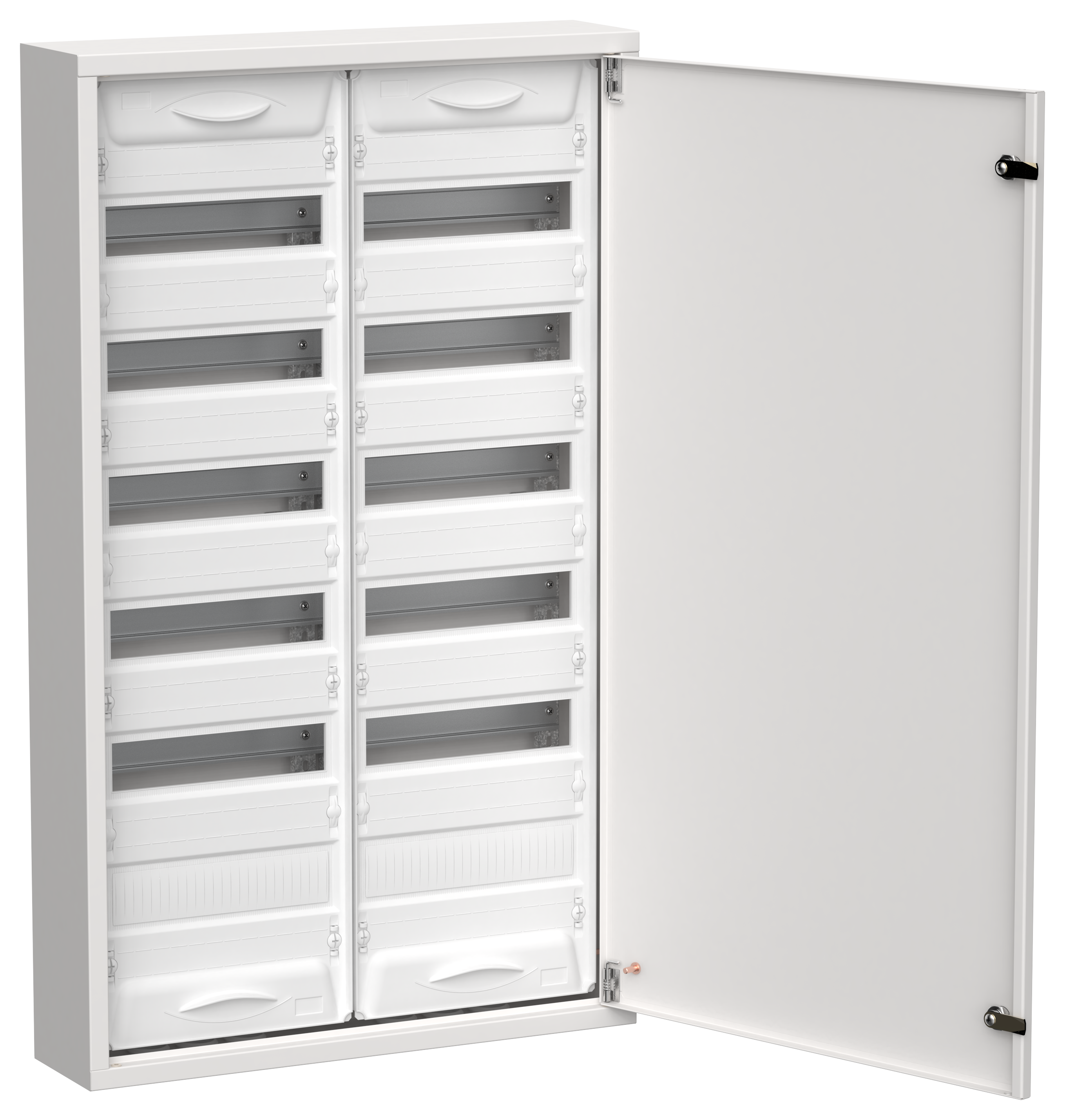 TITAN 5 Корпус металлический ЩРн-144 (2х72) 960х570х140мм IP31 белый (одна дверь) IEK TI5-50-N-2X072-31