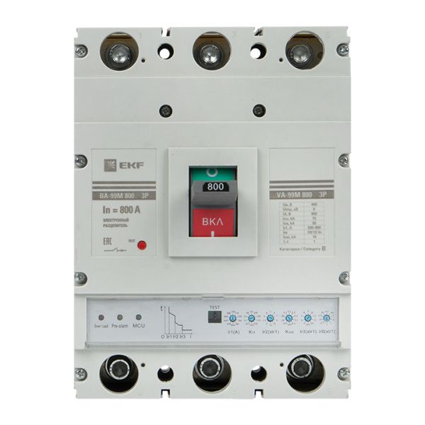 ВА-99М 800/800А 3P 75кА с электронным расцепителем EKF - Фото 3