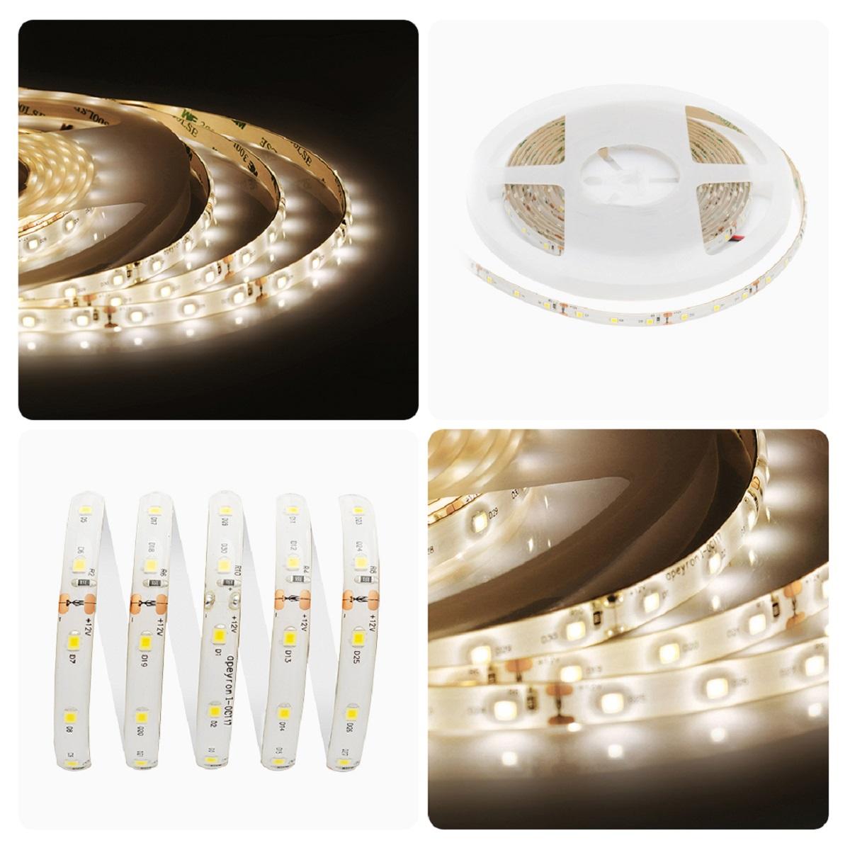Лента светодиодная СТ smd3528 60д/м 12В 3000К IP65 5м Apeyron - Фото 3