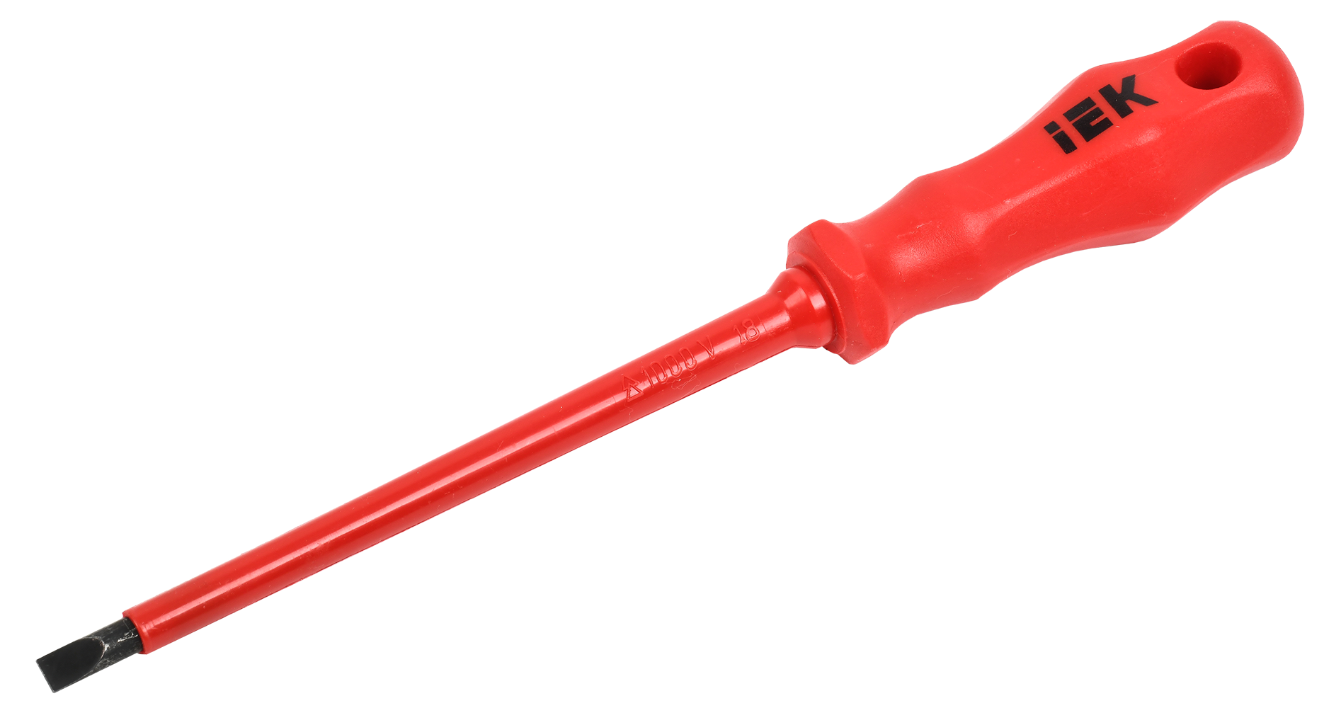 Отвертка шлицевая PROFI 6,5х150мм 1000В IEK