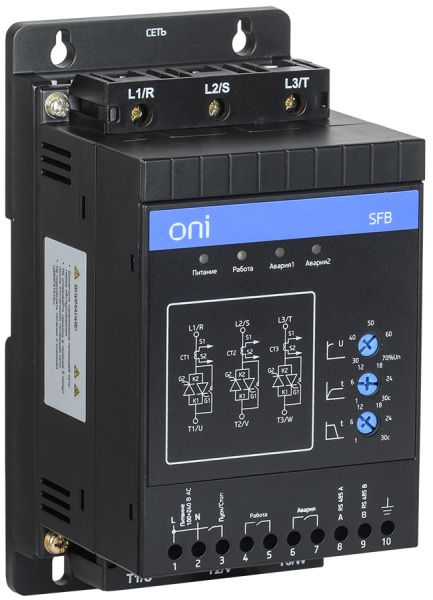 Устройство плавного пуска SFB 3Ф 380В 5,5кВт 11A Uупр 110-220В Modbus ONI