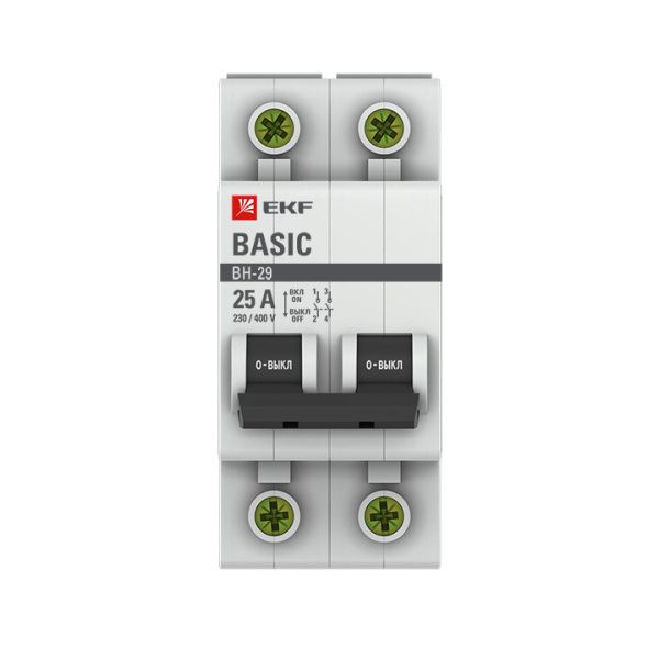 Выкл. нагрузки 2P 25А ВН-29 Basic - Фото 2