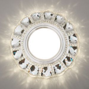 Светильник точечный с LED подсветкой 2218 MR16 CL прозрачный Elektrostandard