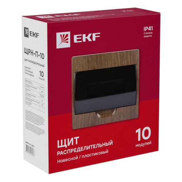 ЩРН-П-10 темное дерево IP41 PROXIMA EKF - Фото 4