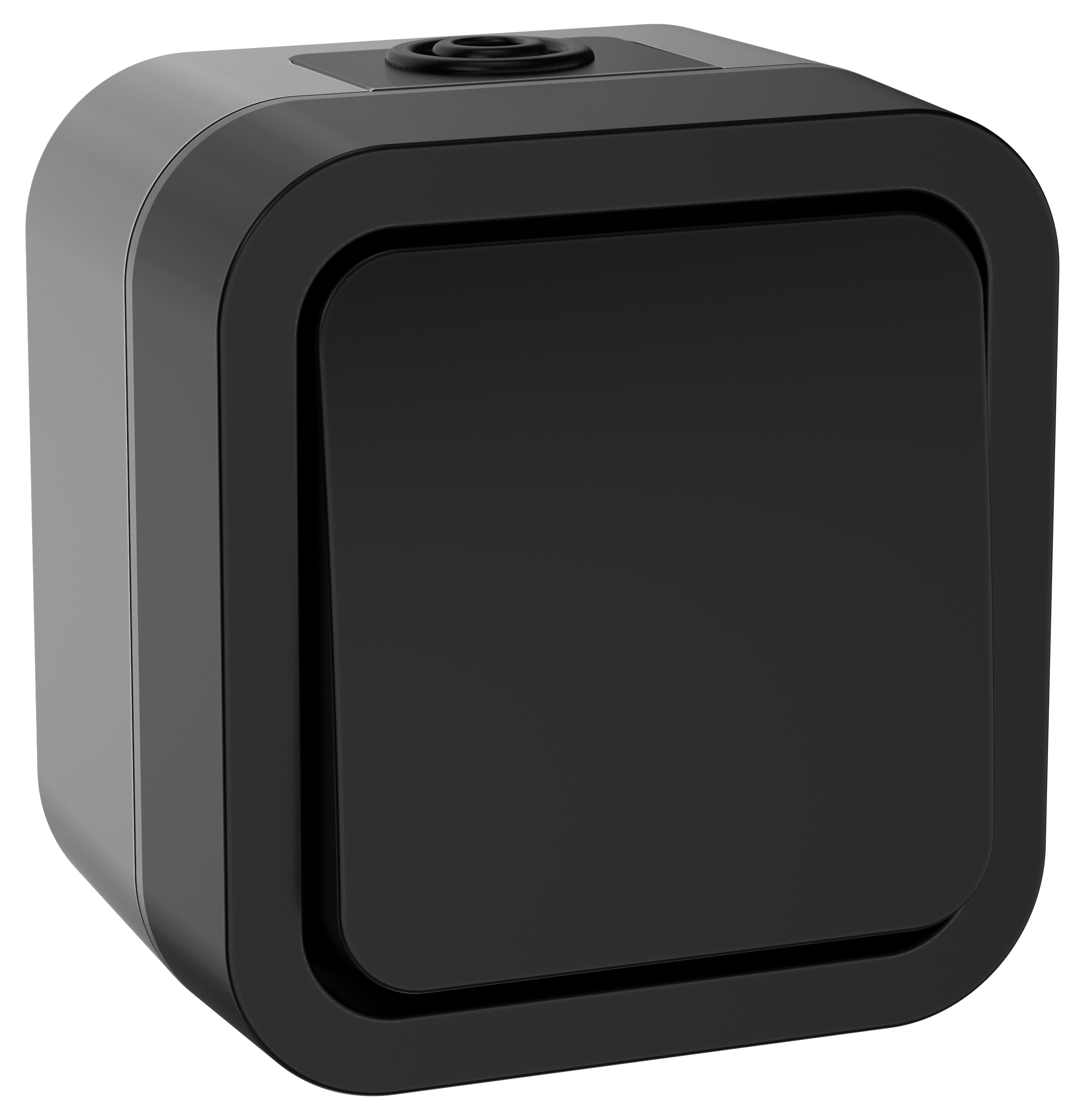 TORS Переключатель одноклавишный 10А IP55 TS101 графит IEK