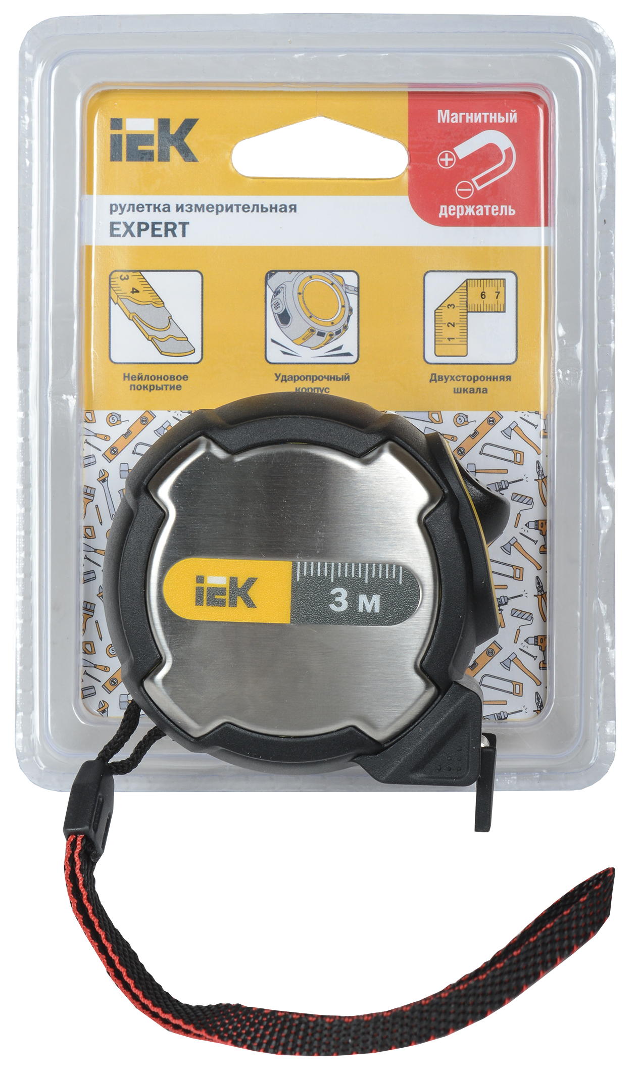 Рулетка измерительная EXPERT 3м IEK - Фото 3