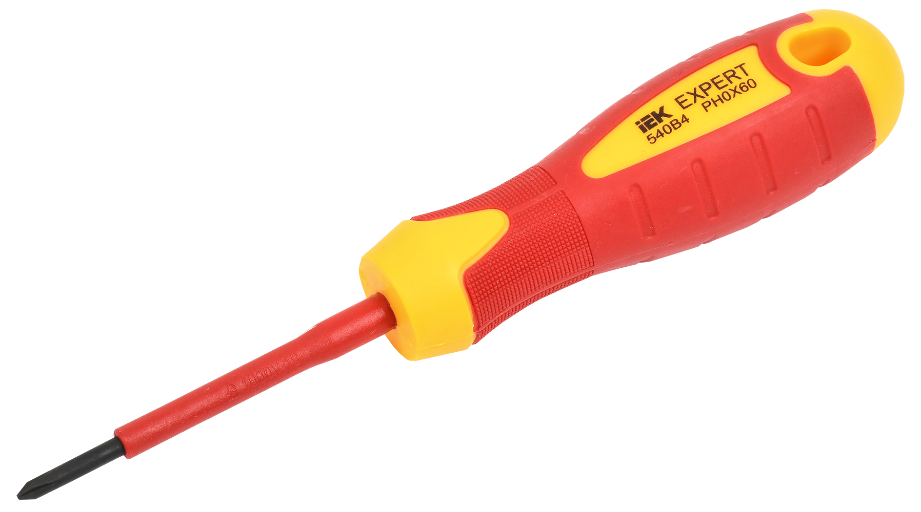 Отвертка крестовая EXPERT Ph0х60мм 1000В IEK