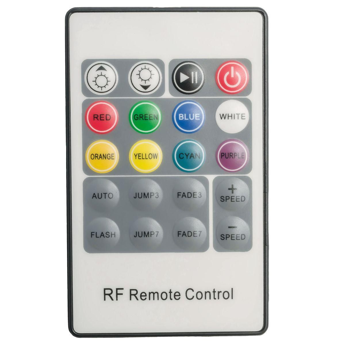 Мини-контроллер RGB 12/24В, 72/144Вт, 3 канала*2 А, RF, пульт кнопочный, РФ, размер 50*13*4мм 04-18 - Фото 8