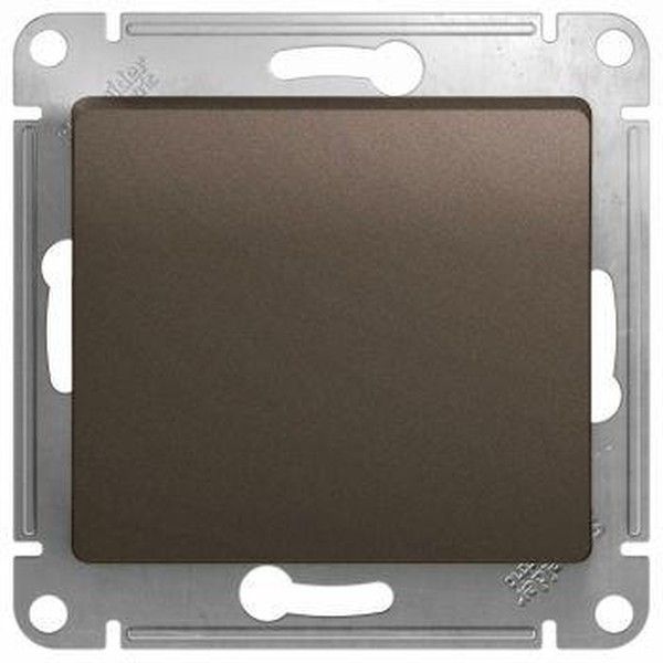 Выключатель 1-кл. СП Glossa 10А IP20 (сх. 1) 10AX механизм шоколад. SE GSL000811