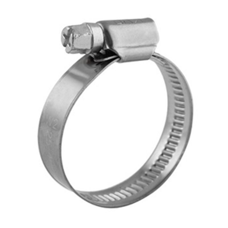 Хомут червячный 60-80/9-0,6мм, нержавеющая сталь W2, (25 шт/уп) REXANT