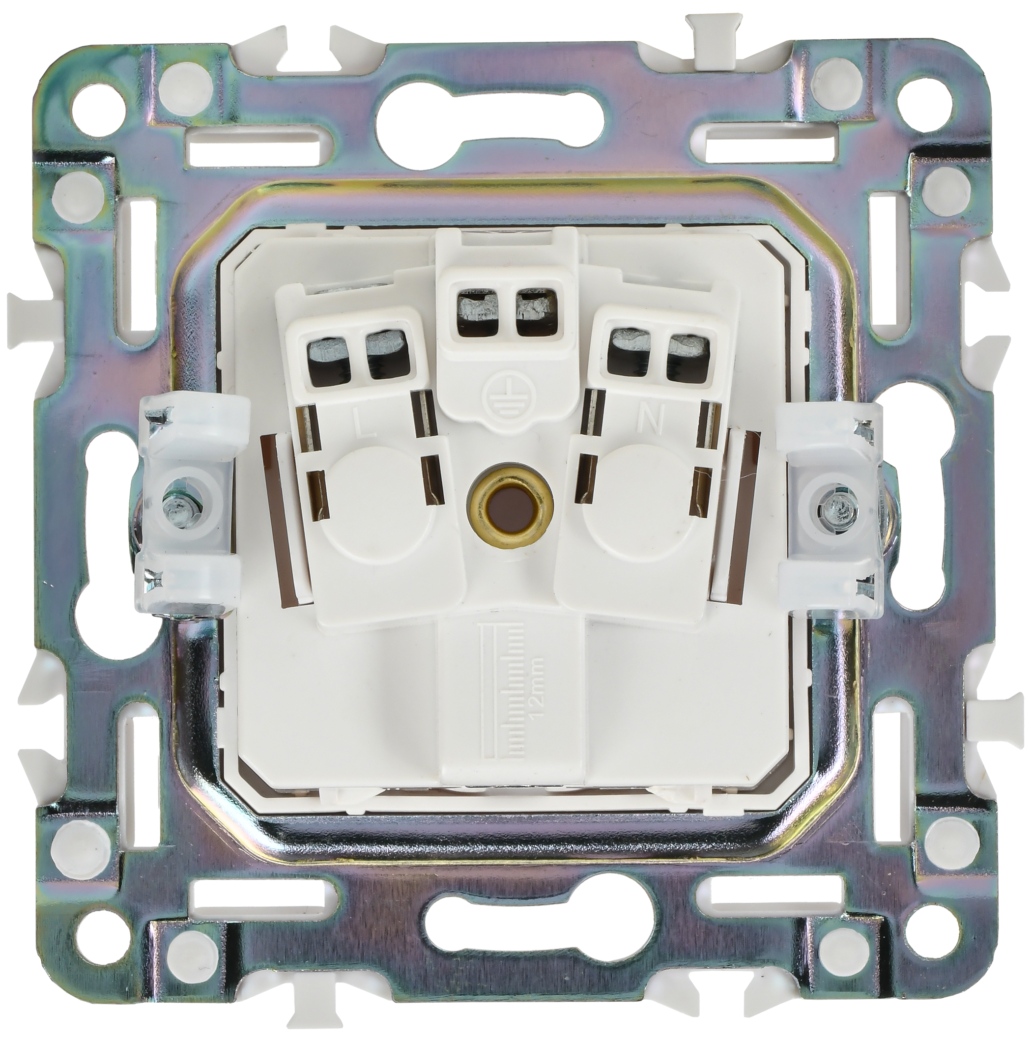 SKANDY Розетка с заземлением с защитными шторками 16А SK-R04Bl черный IEK - Фото 7