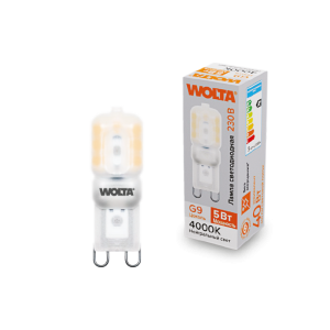 Светодиодная лампа WOLTA WSTD-JCD-5W4KG9-P 5Вт 4000K G9 WSTD-JCD-5W4KG9-P