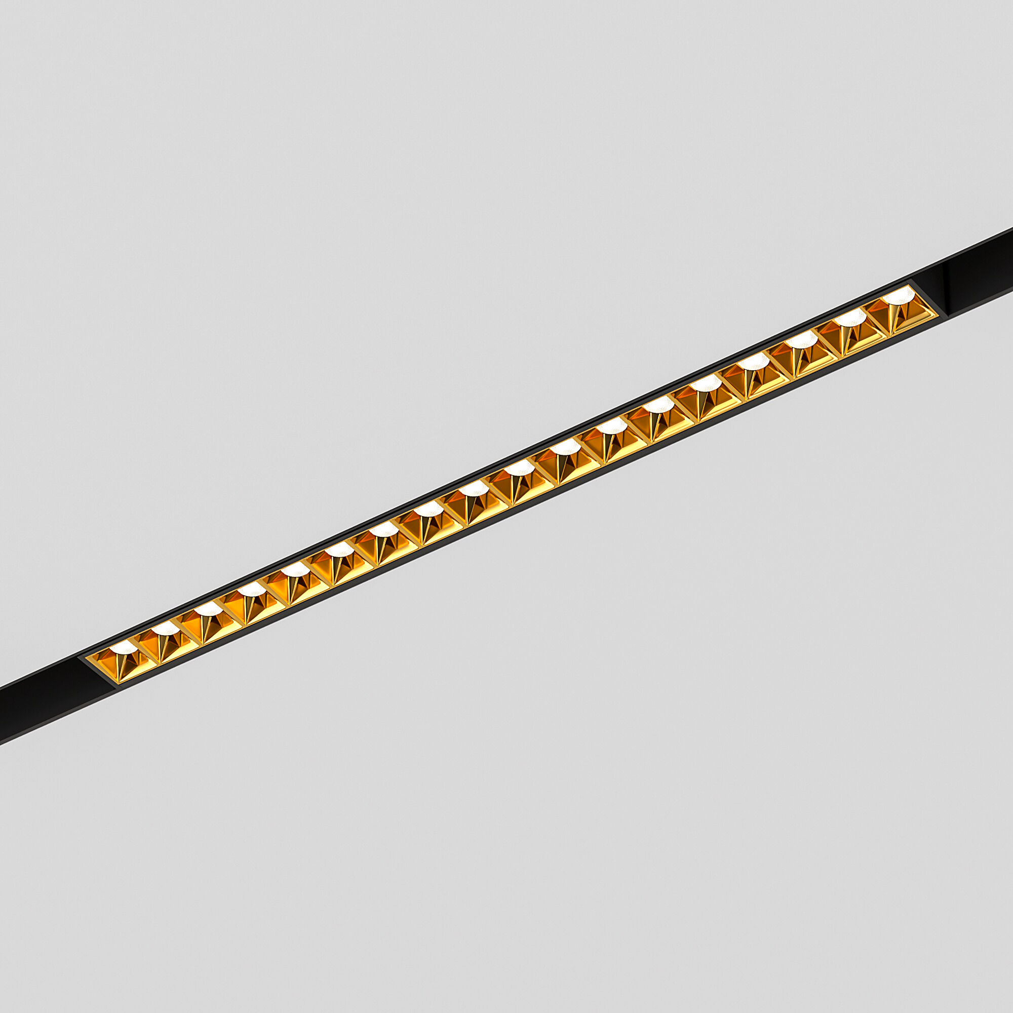 Slim Magnetic Трековый светильник 18W 4000K Artas (чёрный/золото) 85104/01 Elektrostandard
