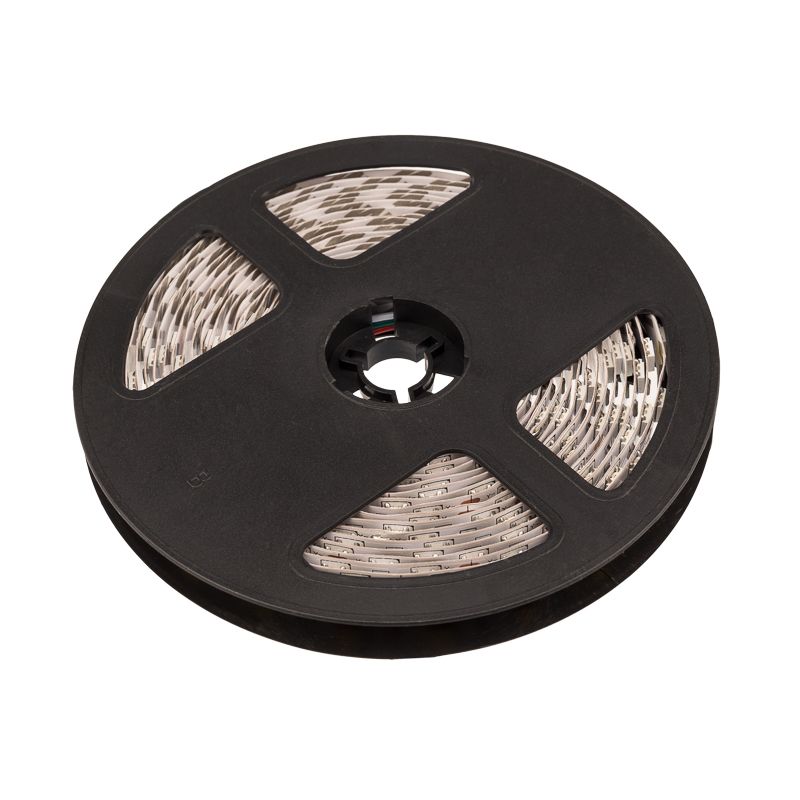 Лента светодиодная 12В, SMD5050, 14,4Вт/м, 60 LED/м, RGB, 10мм, 5м, IP20 LAMPER - Фото 4