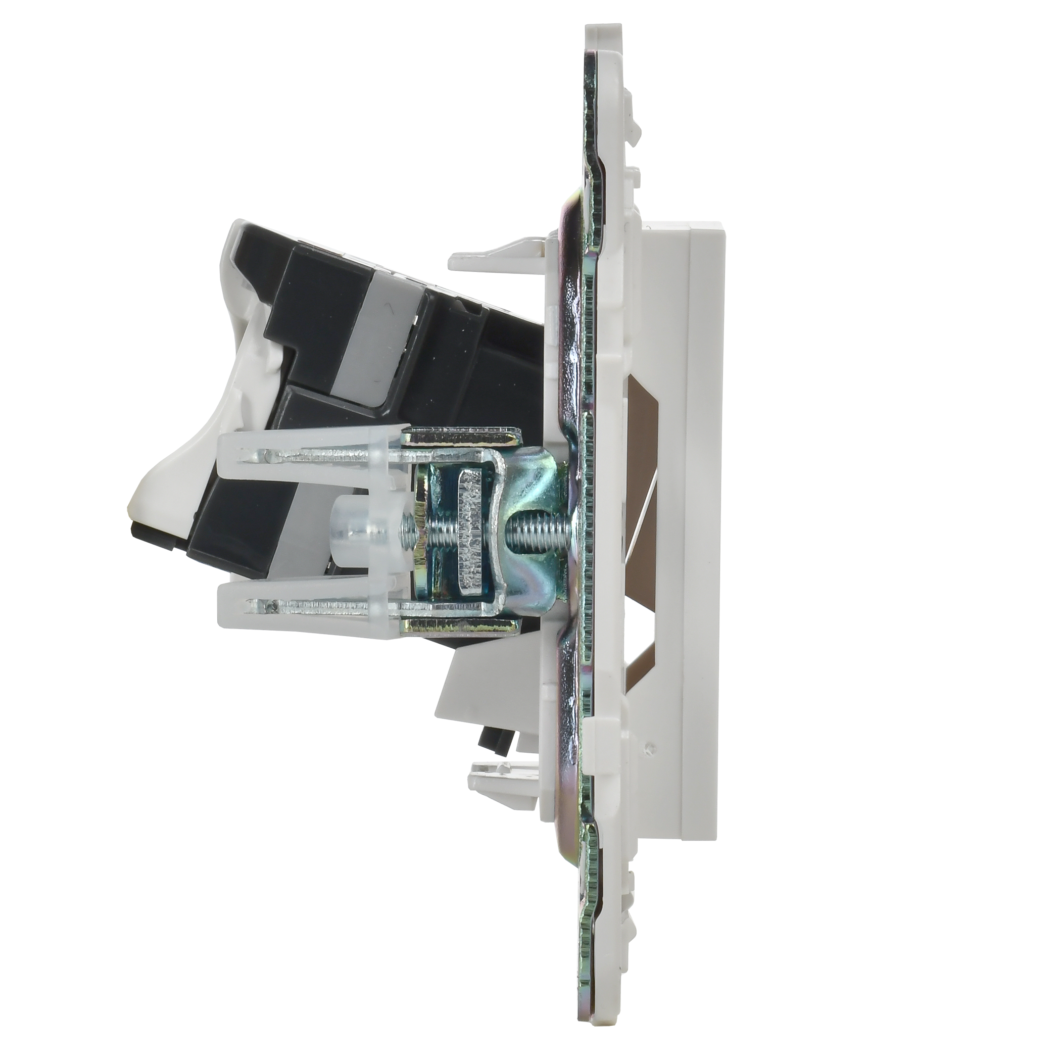 SKANDY Розетка компьютерная RJ45 кат.5E SK-K01W арктический белый IEK - Фото 7
