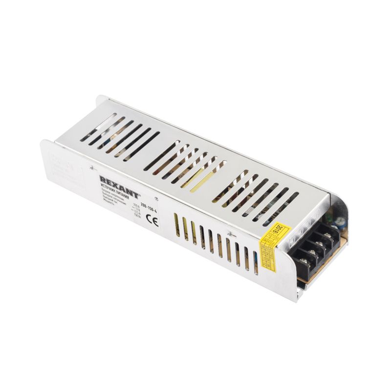 Источник питания компактный 12V, 150W с разъёмами под винт (IP20) - Фото 3