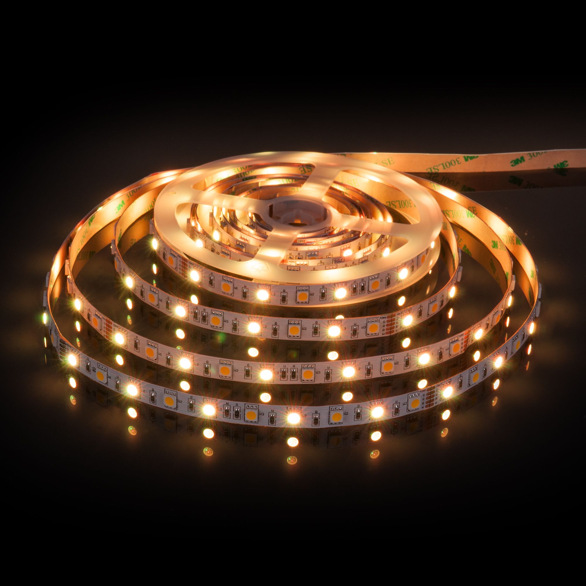 Лента светодиодная 24V 14,4W 60Led 5050+5050 IP20 MIX RGB/теплый белый, 5м Elektrostandard - Фото 2