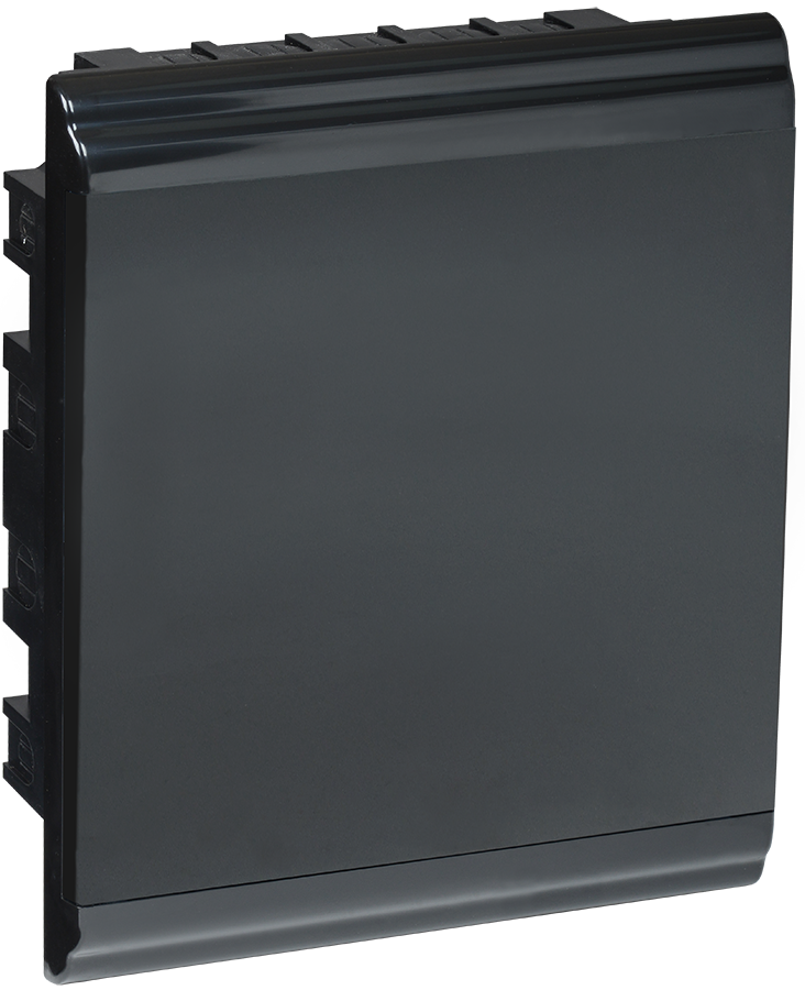 PRIME Корпус пластиковый ЩРВ-П-24 модуля встраиваемый черный IP41 IEK