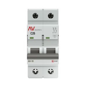 AV-10 2P 25A (C) 10kA EKF AVERES