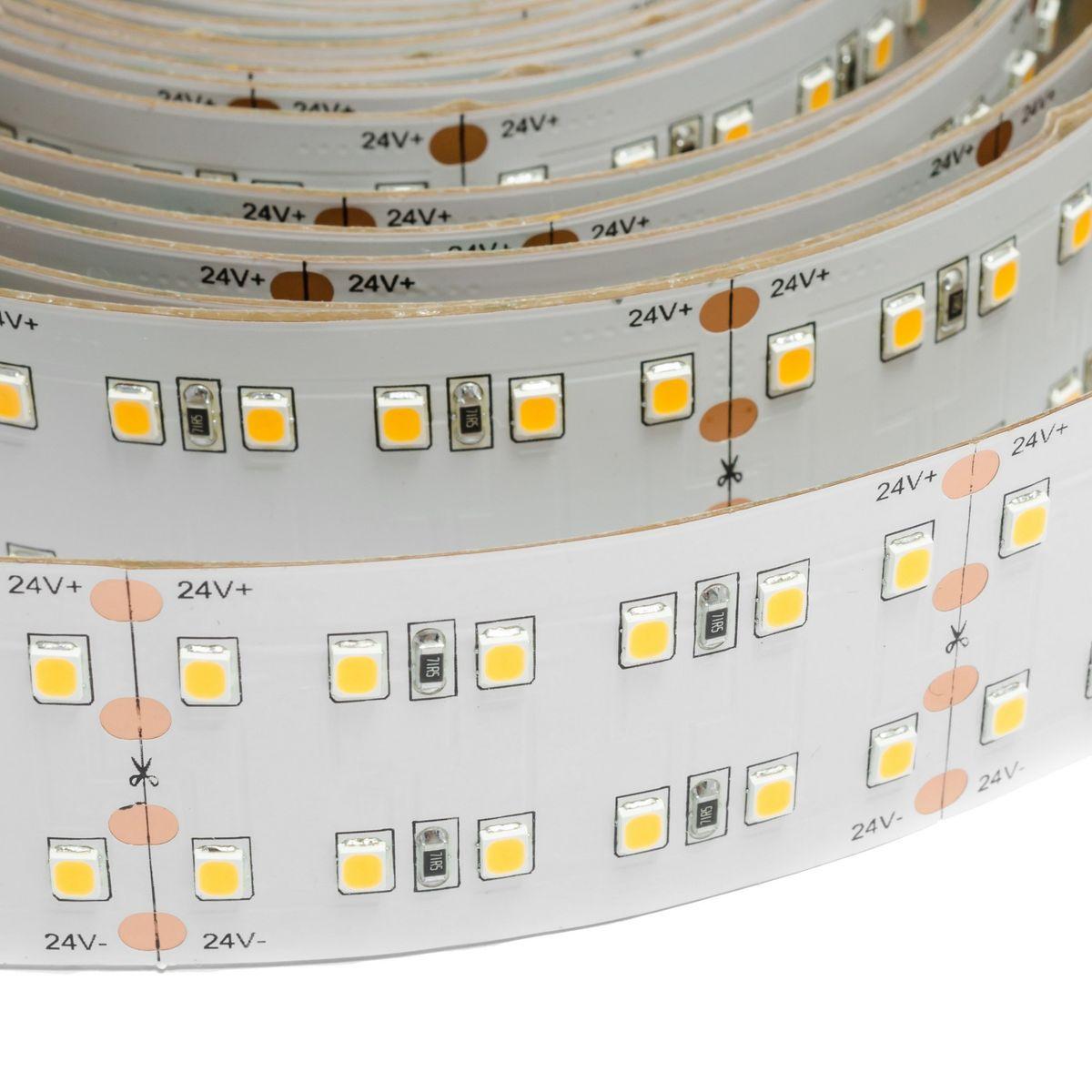 Лента светодиодная ПРО smd2835 26Вт/м 240д/м 24В 4000К IP20 5м Apeyron - Фото 8
