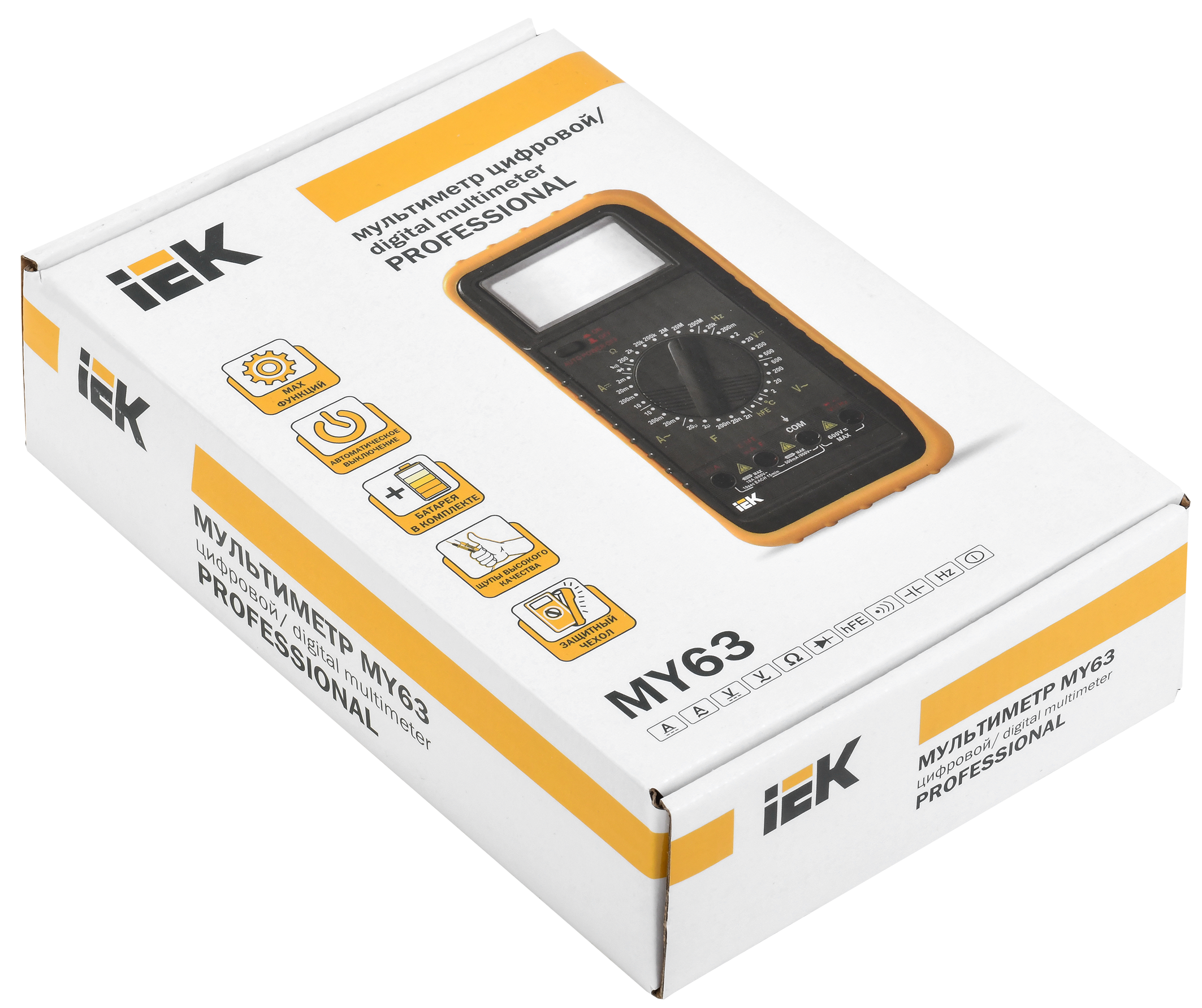 Мультиметр цифровой PROFESSIONAL MY63 IEK - Фото 2