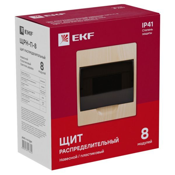ЩРН-П- 8 светлое дерево IP41 PROXIMA EKF - Фото 4