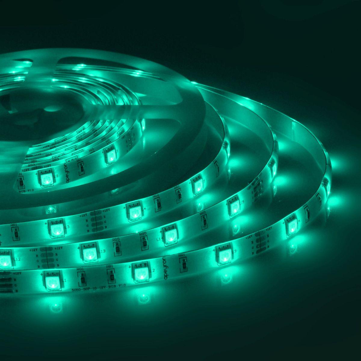 Комплект светодиодной ленты smd5050 30д/м 12В IP65 5м RGB Apeyron - Фото 22