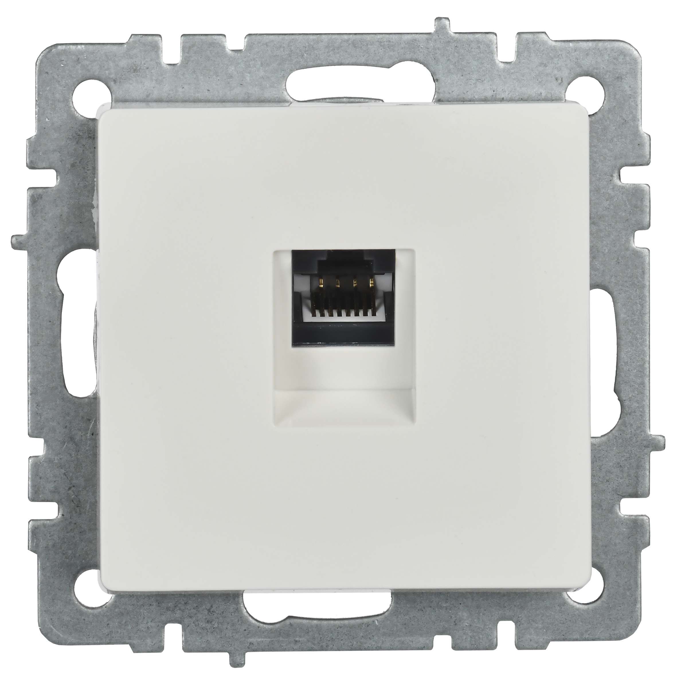 BRITE Розетка компьютерная RJ45 кат.6 РК11-БрБ белый IEK - Фото 4