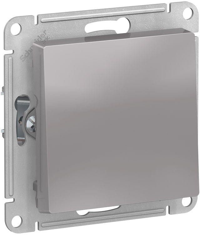 Выключатель 1-кл. СП AtlasDesign 10А IP20 (сх. 1) 10AX механизм алюм. SE ATN000311