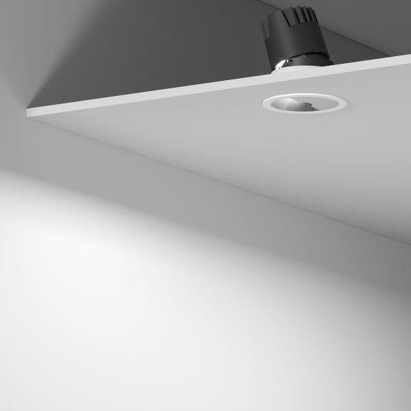 Потолочный светодиодный светильник 10W 4000K белый/хром 25090/LED Elektrostandard