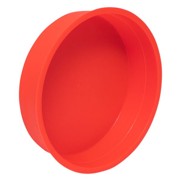 Заглушка для двуст. труб d110 мм красная EKF-Plast