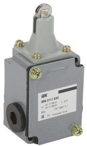 Выключатель концевой ВПК-2111-БУ2 толкатель с роликом IP65 IEK