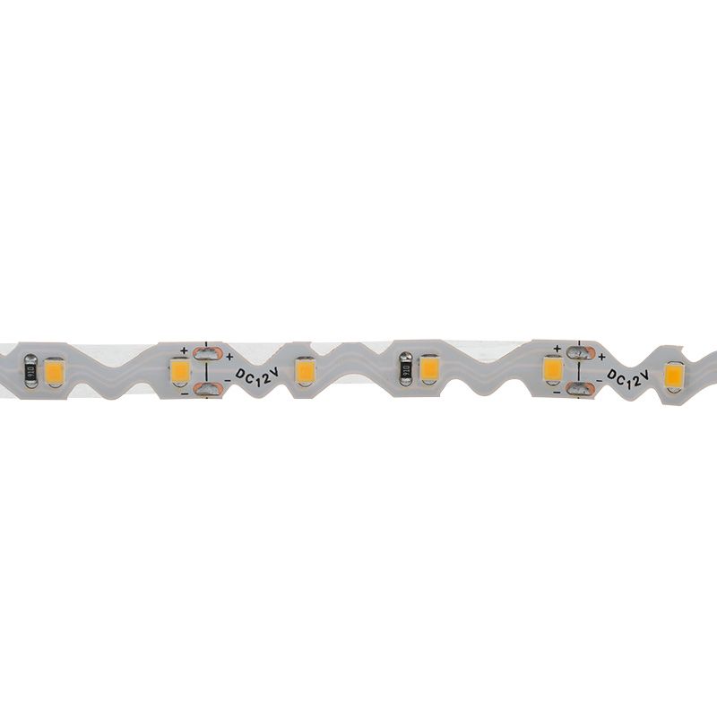 Лента светодиодная 12В, SMD2835, 60 LED/м, 3000К, 6мм, 5м, S-образная плата, IP20 LAMPER - Фото 2