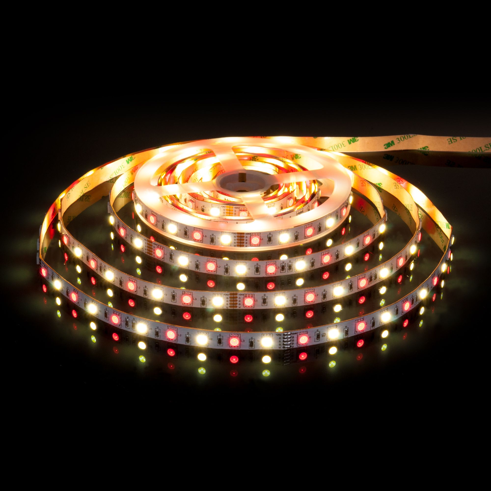 Лента светодиодная 24V 14,4W 60Led 5050+5050 IP20 MIX RGB/дневной белый, 5м Elektrostandard - Фото 2