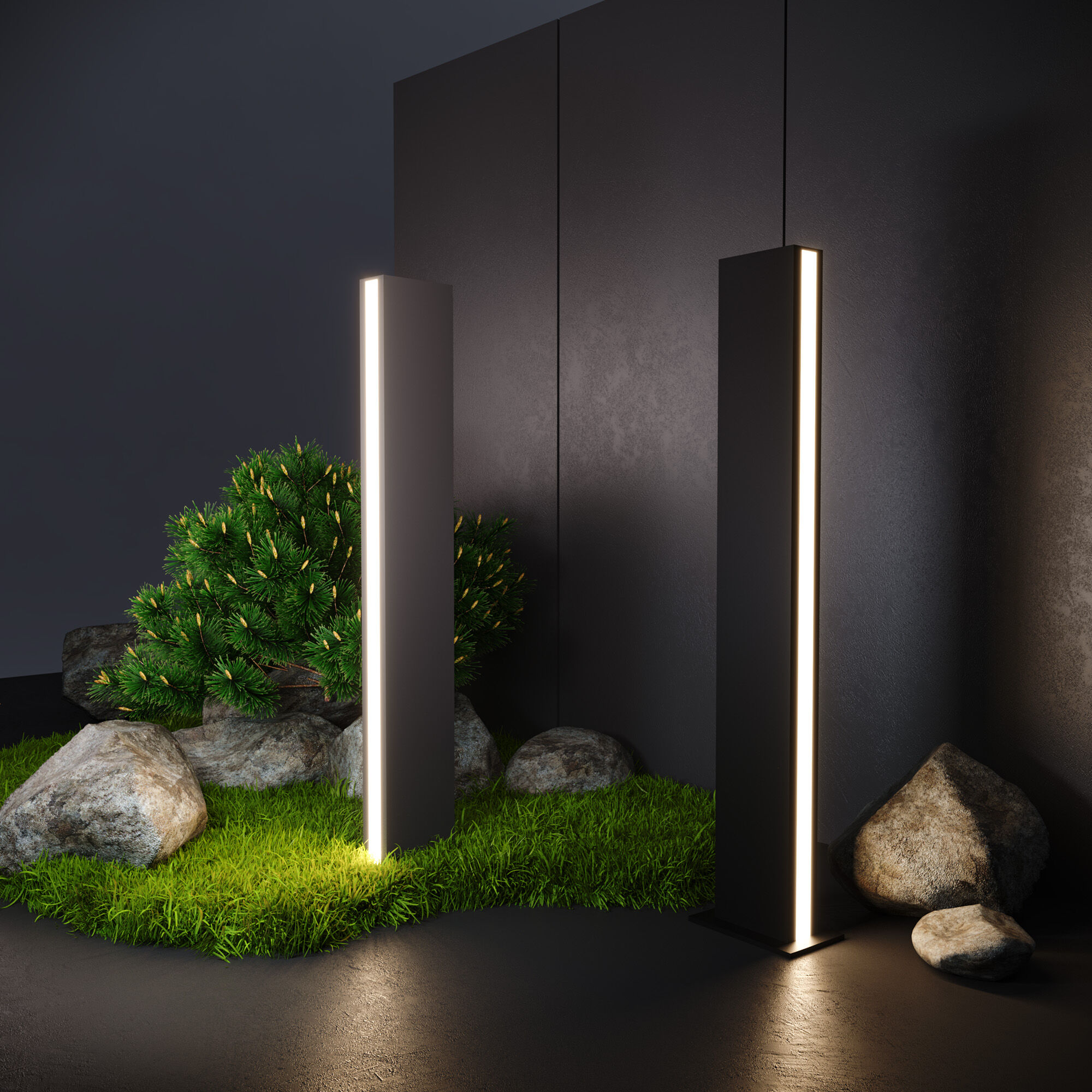 Светильник светодиодный ландшафтный Flat IP54 1538 TECHNO LED серый Elektrostandard - Фото 4