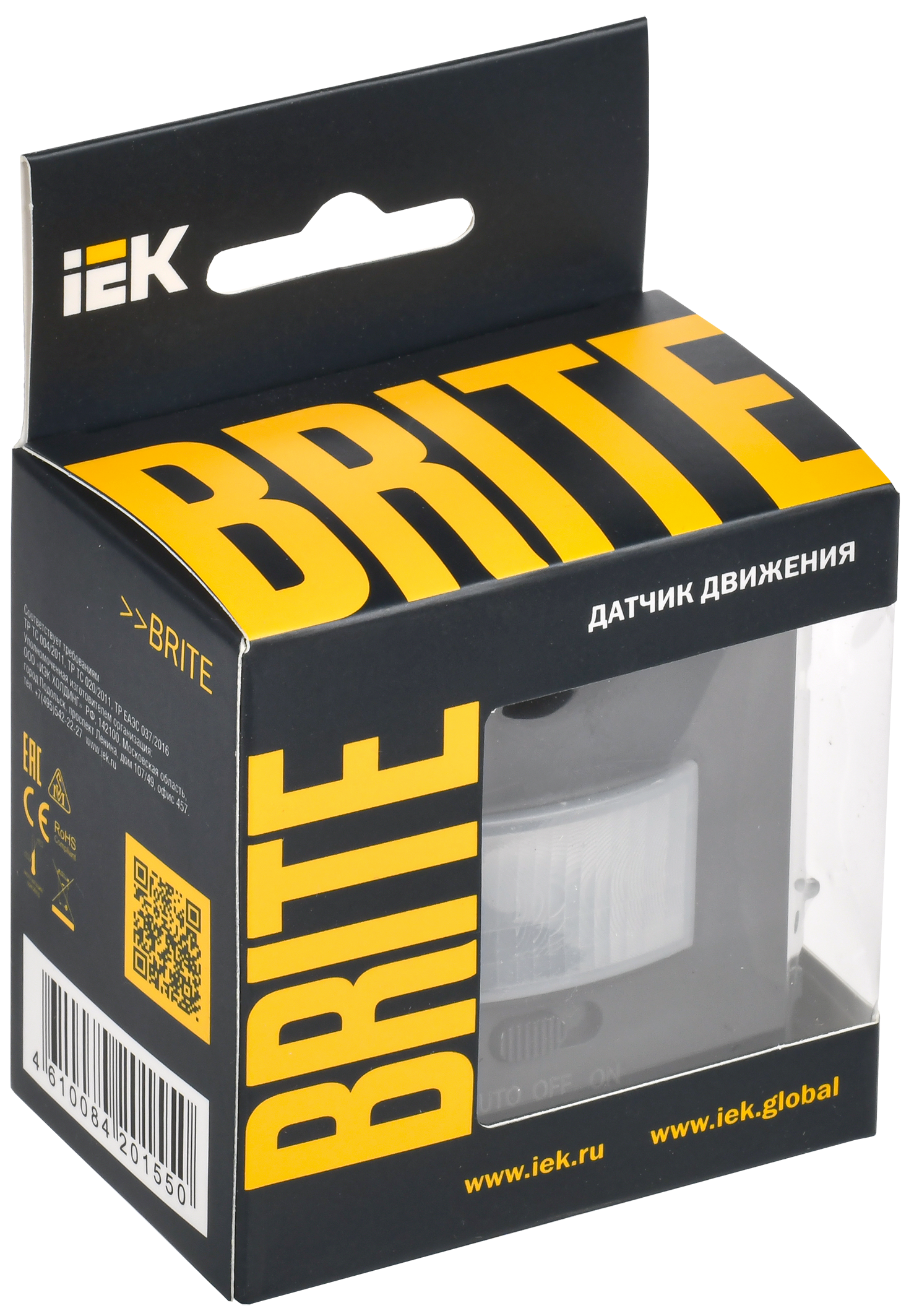 BRITE Датчик движения ДС10-1-БрГ графит IEK - Фото 2