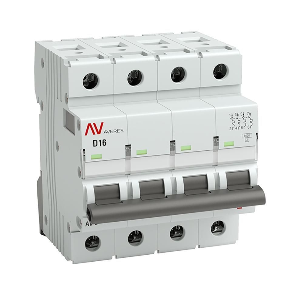 AV-6 4P 16A (D) 6kA EKF AVERES