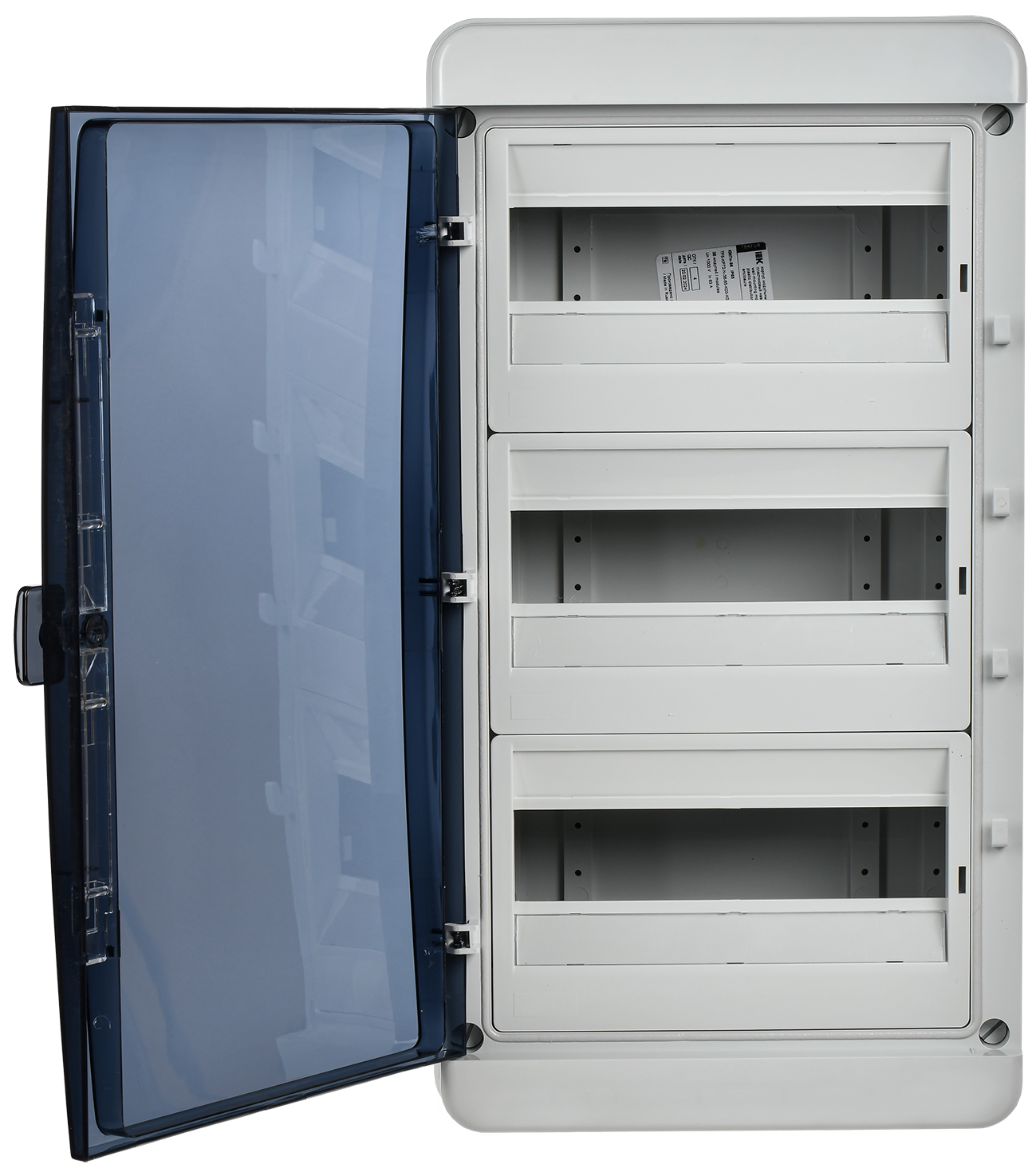 TEKFOR Корпус пластиковый КМПн-36 IP65 черная прозрачная дверь IEK - Фото 4