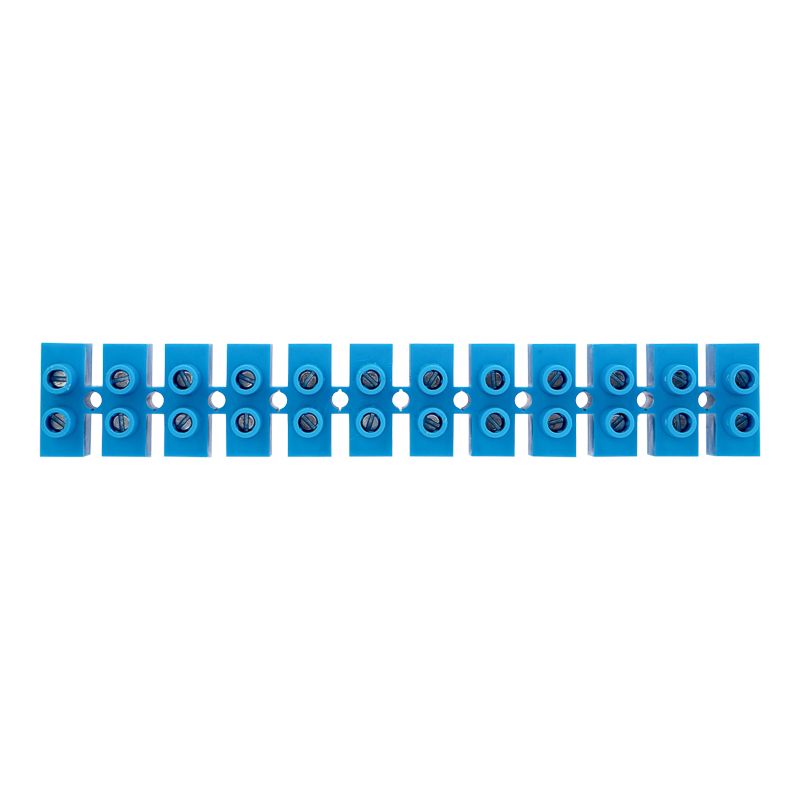 Клеммная винтовая колодка KВ-40 25-40, ток 100 A, полипропилен синий REXANT (10 шт./уп.) - Фото 5