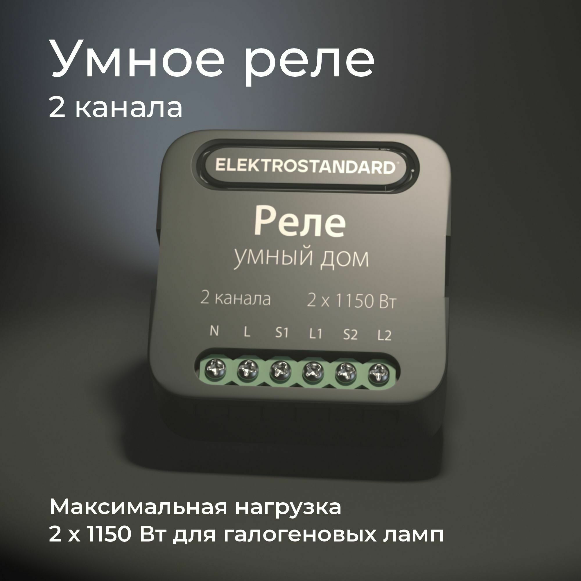 Умное двухканальное реле 76007/00 Elektrostandard - Фото 3