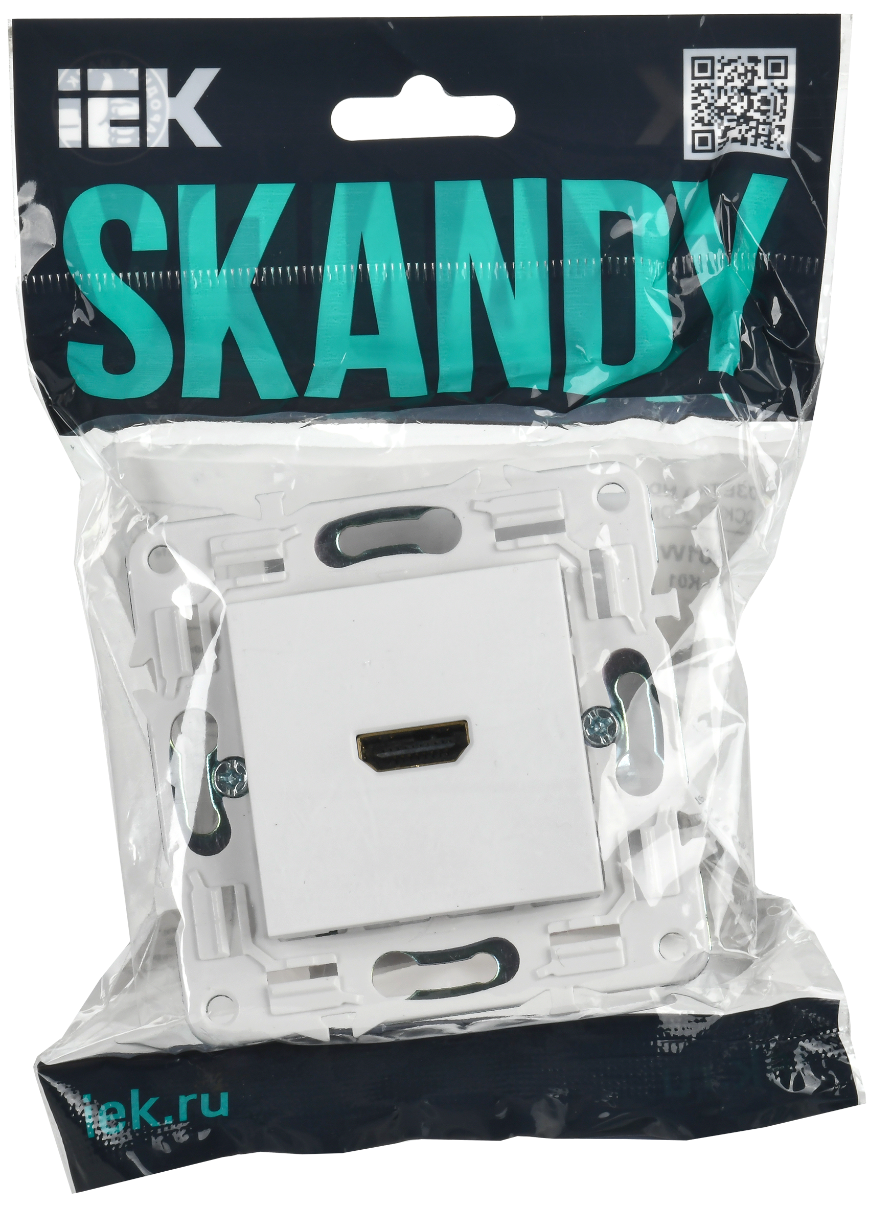 SKANDY Розетка HDMI SK-H01W арктический белый IEK - Фото 2
