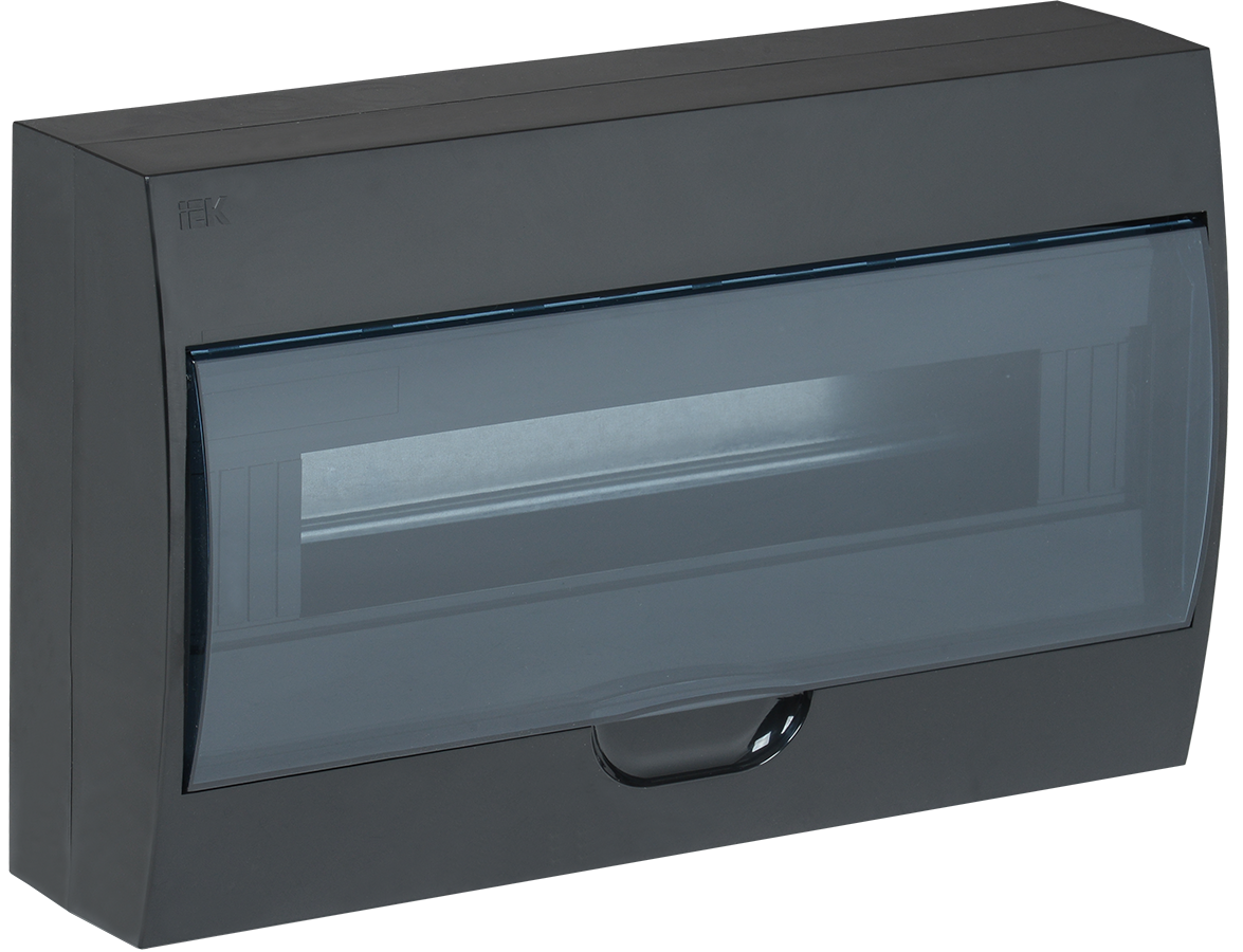 KREPTA 3 Корпус пластиковый ЩРН-П-18 IP41 черный IEK