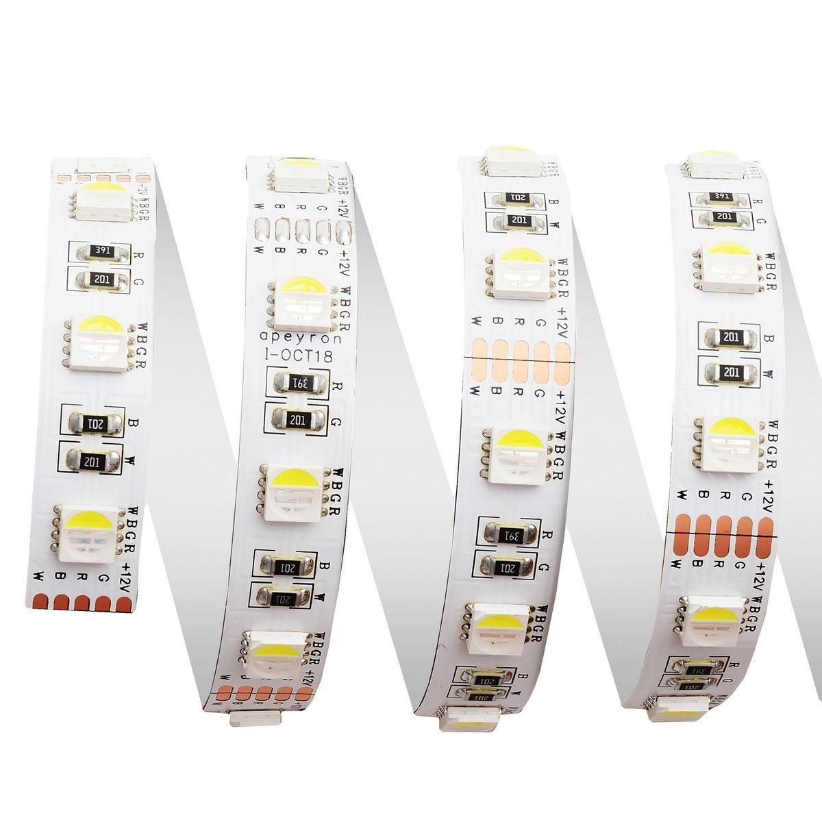 Лента светодиодная СТ smd5050 60д/м 12В IP20 5м RGBW Apeyron - Фото 11