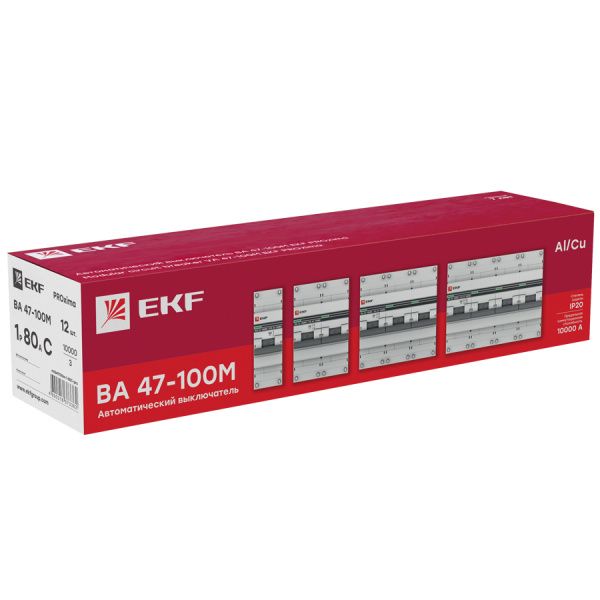 Авт. выкл. 3P 125А (D) 10kA ВА 47-100M без тепл. расцепит. EKF PROxima - Фото 4
