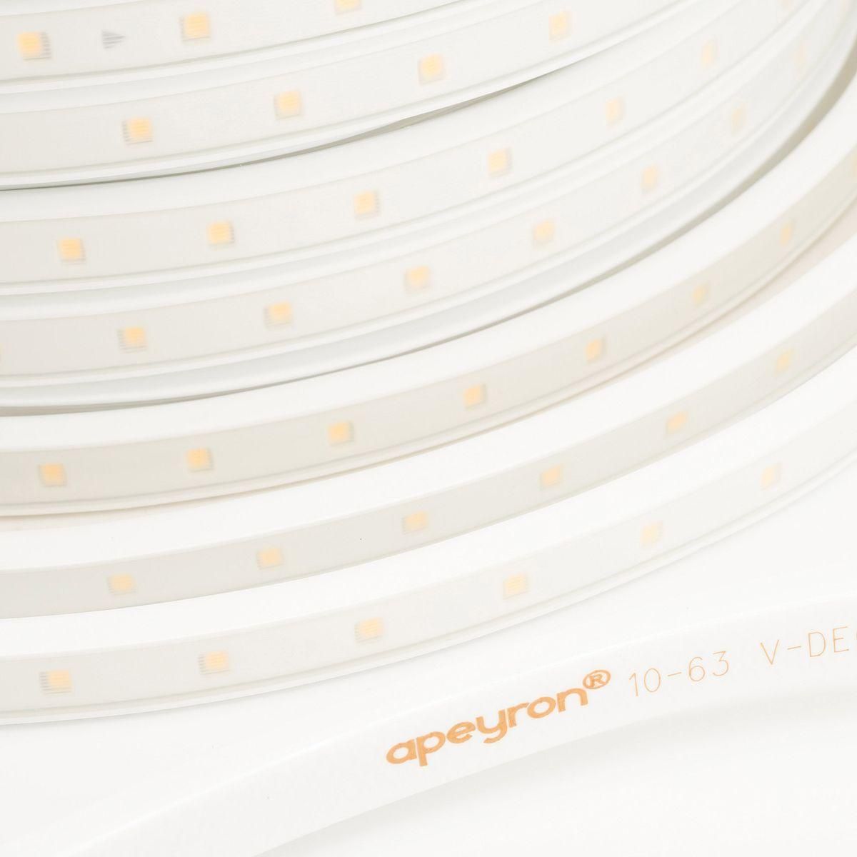 Лента светодиодная smd2835 60д/м 220В 3000К IP44 25м Apeyron - Фото 8