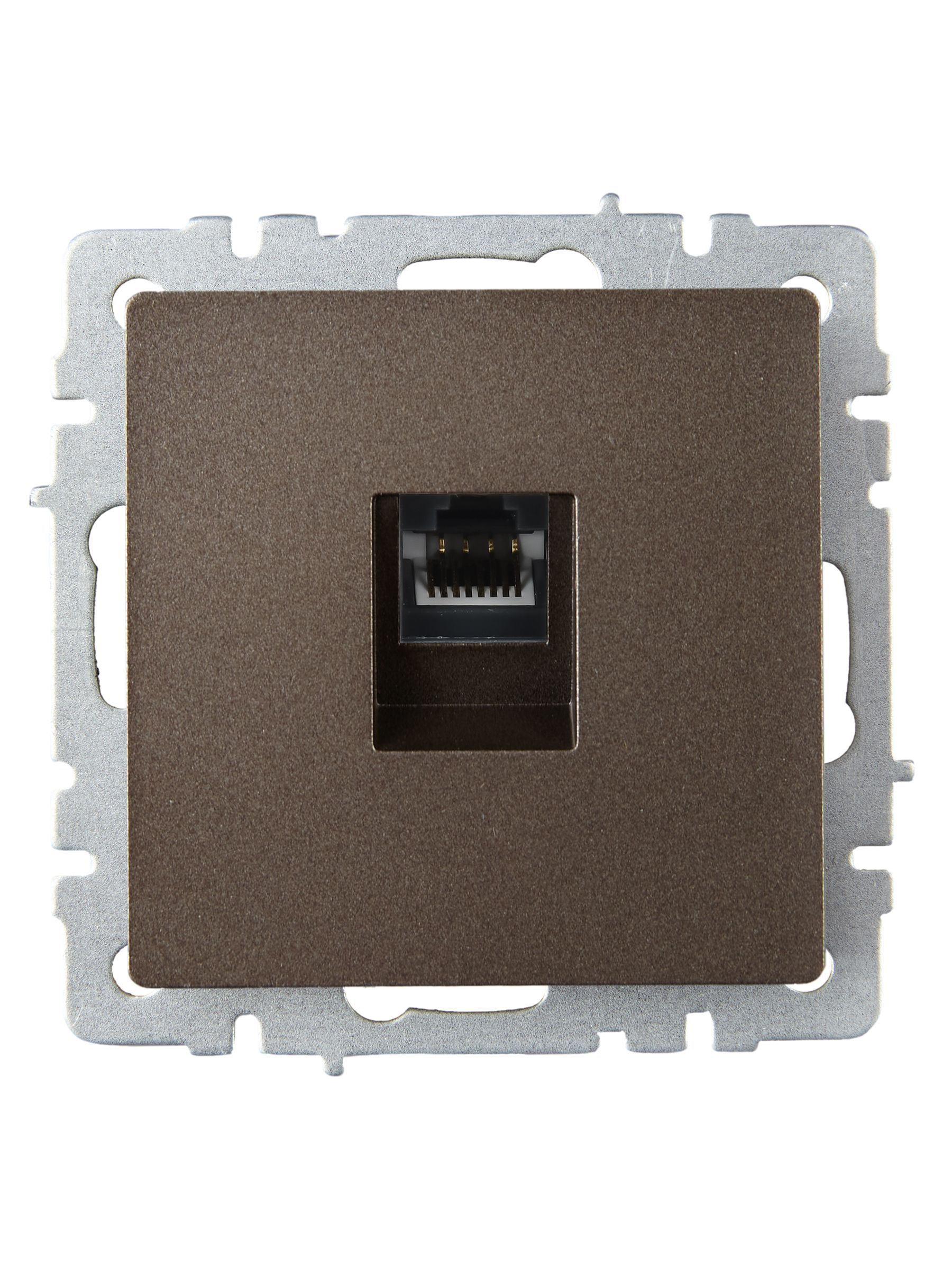 BRITE Розетка компьютерная RJ45 кат.6 РК11-БрТБ темная бронза IEK - Фото 7