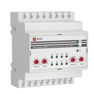 Контроллер АВР на 2 ввода с секционированием AVR-3 rel-avr-3