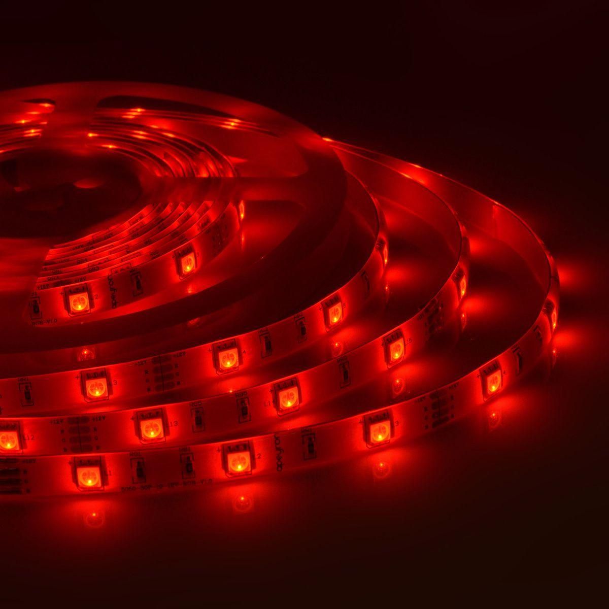 Комплект светодиодной ленты smd5050 30д/м 12В IP65 5м RGB Apeyron - Фото 23