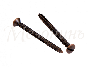Саморез для выключателя / изолятора, цвет - красная бронза, ТМ  "МЕЗОНИНЪ", (40шт/уп) GE30002-33